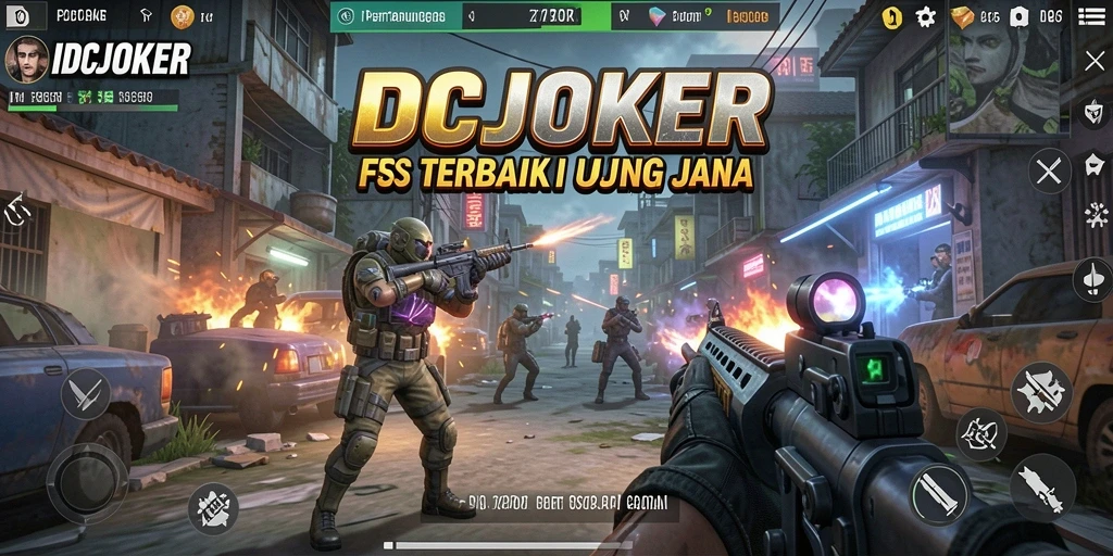 Tangkapan layar gameplay IDCJOKER menampilkan aksi tembak menembak yang mendebarkan.