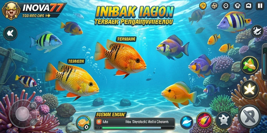 Tampilan gameplay menarik dari INOVA77 dalam Tembak Ikan.