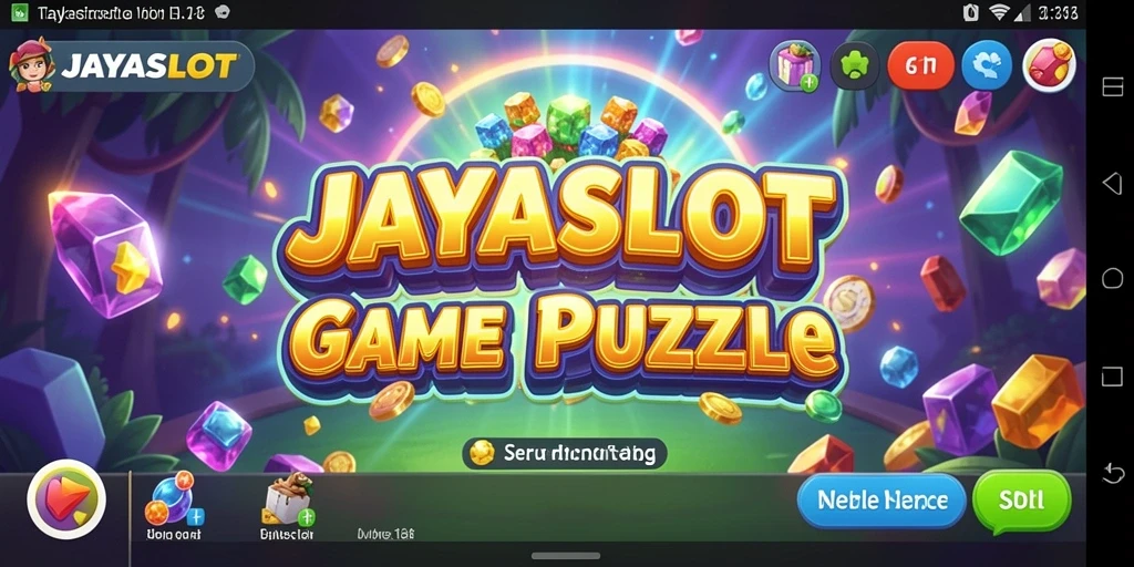 Tampilan gameplay JAYASLOT yang menantang dan penuh warna.