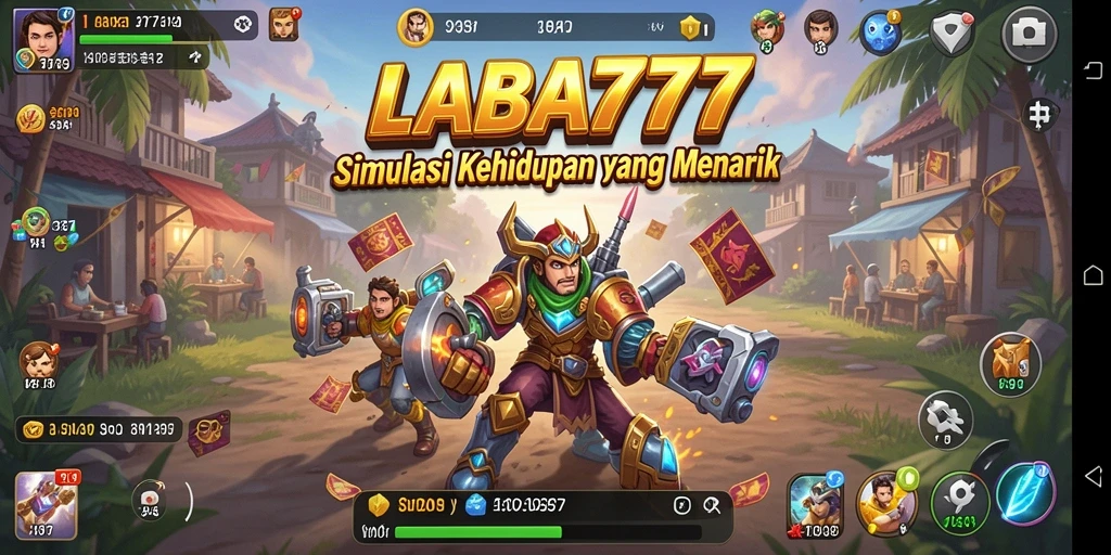 Screenshot utama dari LABA777 menampilkan pengalaman gameplay simulasi yang seru.