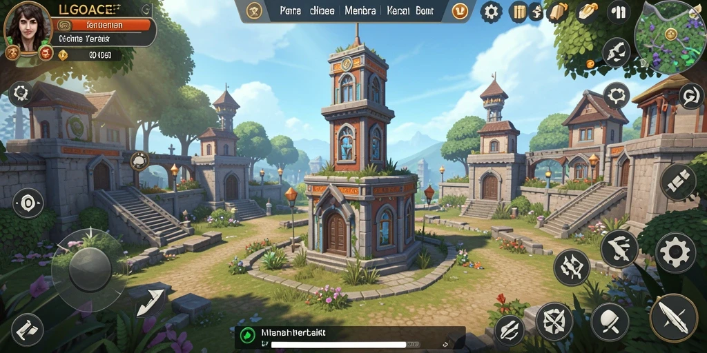 Gameplay menegangkan di LGOACE dengan strategi menara yang detail.