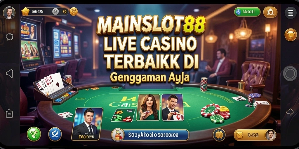 Tampilan gameplay Live Casino MAINSLOT88 yang menarik dan mengasyikkan.
