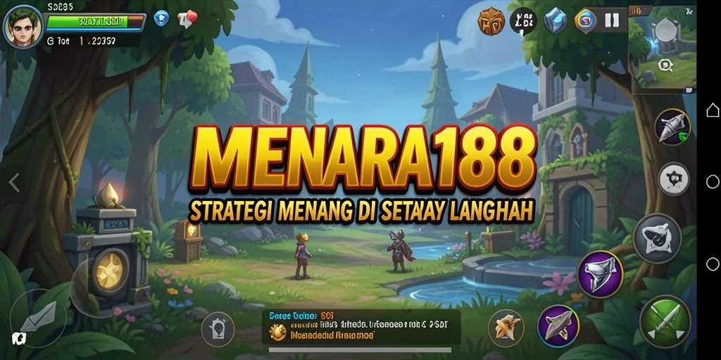 Tangkapan layar MENARA188 yang menunjukkan pertempuran strategis intens.
