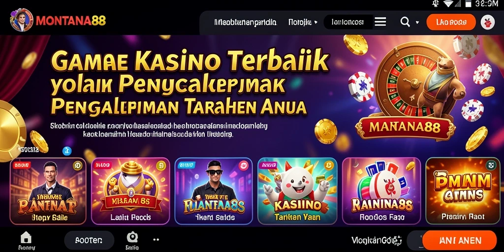 Tampilan gameplay MONTANA88 yang menarik dan menghibur.