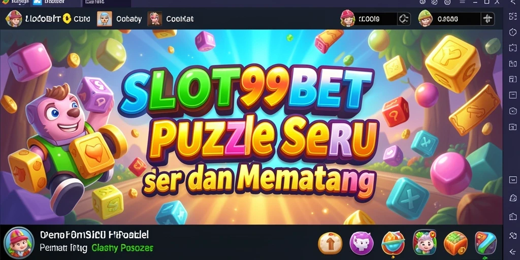 Tampilan gameplay menantang dari SLOT99BET yang penuh warna.