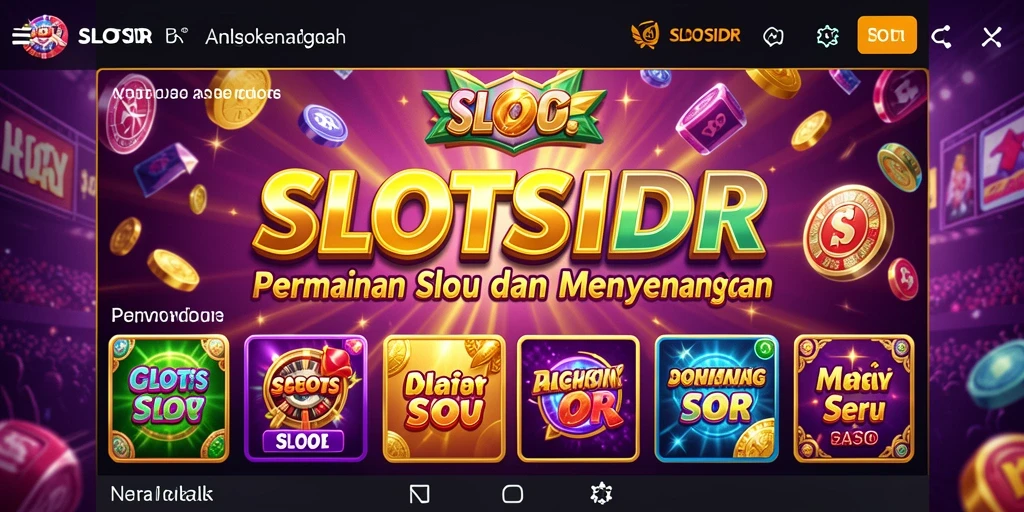 Gameplay menarik dengan slot beragam tema dan grafis yang memukau.